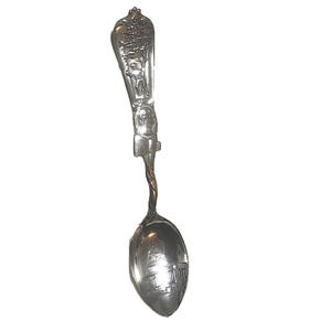 RARE Vtg Sterling Silver George Twisted Tree Axe White House Souvenir Spoon 4.5”